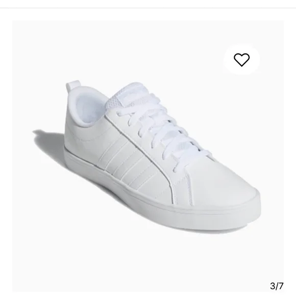 Adidas White Neo VS Pace Sneakers Size 7.5 - Picture 2 of 9